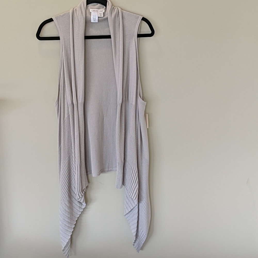 Coldwater Creek ribbed sweater vest